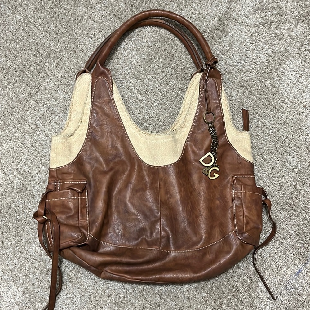 Dolce and Gabbana Leather Hobo Bag